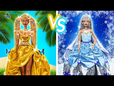 Summer or Winter Time? โ๏ธโ๏ธ Cute Crafts & DIY for Your Doll ๐๐ฑโโ๏ธ
