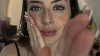 ASMR: SOFT & GENTLE MIRRORED TOUCH 🤍 (Personal attention, hand movements, sea waves)