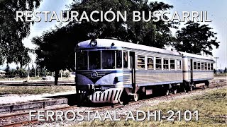 Restaurando un tren - Buscarril ADHI-2101 (Capítulo 2 - Pintura).