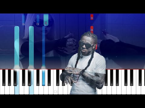 Lil Wayne & Drake - She Will (Instrumental tiktok version)(Piano Tutorial)