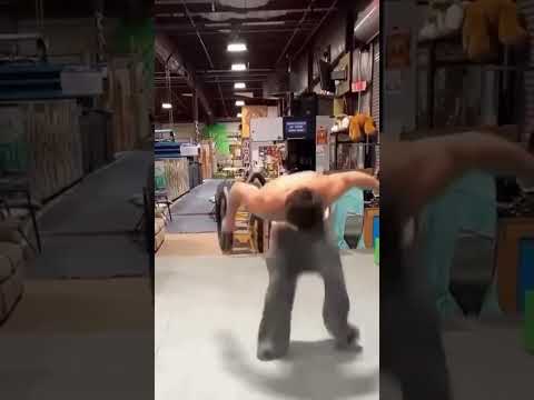 IMPRESSIVE MOVE  WITH TWO DISCS  THATS LOOK HARD TO DO ?
