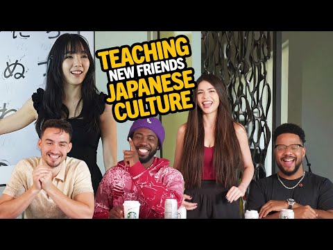 I Teach My New Friends Japanese Language and Culture