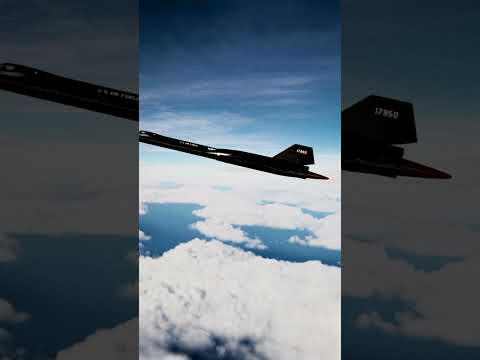 Russian Su-27 fighter jets attempt to intimidate a USAF SR-71 Blackbird. Merch: icemanfox1.com
