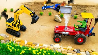 DIY Tractor Mini Truck for Making Modern Concrete Road | Fun Construction Science Project