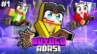 YENİ SERİ: BÜYÜCÜ ADASI! 🧙‍♂️🐉 #1 | Minecraft Büyüler ve Ejderhalar