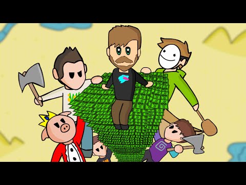 If Dream did Minecraft Manhunt vs MrBeast - ANIMATED