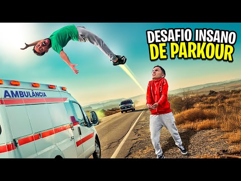 DESAFIO INSANO DE PARKOUR COM MEU AMIGO *cada nível fica mais difícil