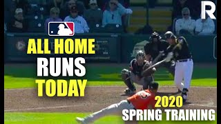 2/28 Every Home Run Hit Today | 2020 Spring Training