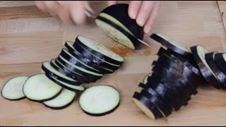 باذنجان مقلى من غير ما يشرب زيت - طبق اقتصادى 🍆وصفة فوق الخيال سهلة وسريعة التحضير غادي تعشقوه 😋