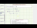 Solving Equations with Fractions