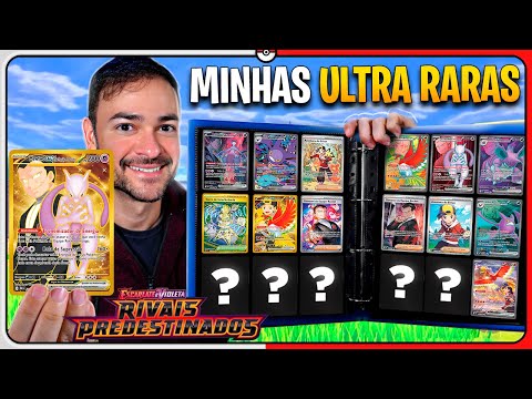 Todas Minhas CARTAS POKÉMON ULTRA RARAS de RIVAIS PREDESTINADOS