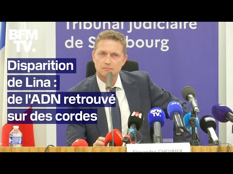 Disparition de Lina: un an après l'enquête, la conférence du procureur de Strasbourg en intégralité