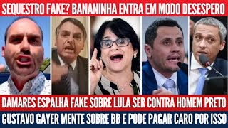 Damares mente "Lula é r4c1st8", Bolsonaro inventou sequestro?, Eduardo desesperado, Gayer processado