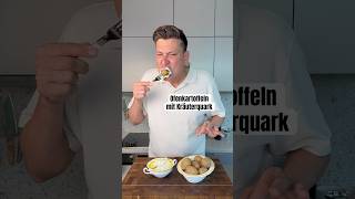 Ofenkartoffeln mit Kräuterquark #ofenkartoffeln #kartoffel #kräuterquark #leinöl #einfacherezepte