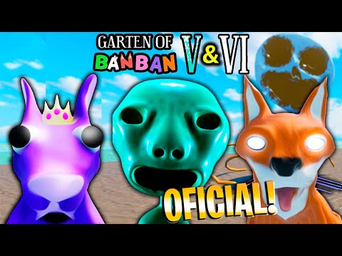 GARTEN OF BANBAN 5 y 6 en ROBLOX Confirmado! Nuevo Mapa, Nueva Actualización