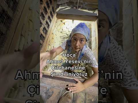 KAZAKİSTAN’da HOCA AHMET YESEVİNİN ÇİLEHANESİNE ÖZEL İZİNLE İNDİK #türkistan #kazakhstan #seyahat