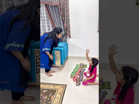 Ohh Maa pyari Maa ❤️ #momdaughter #familydrama #choclatelover #familyfun #viralshort  #cutebabies