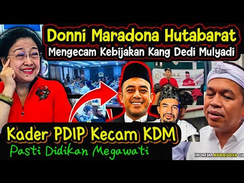 Viralll, Doni Maradona Hutabarat, Anggota DPRD Jabar kembali menyerang kebijakan KDM