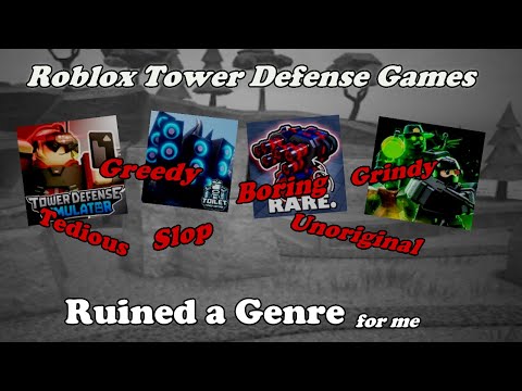 How Roblox RUINED Tower Defense Genre of Games For Me