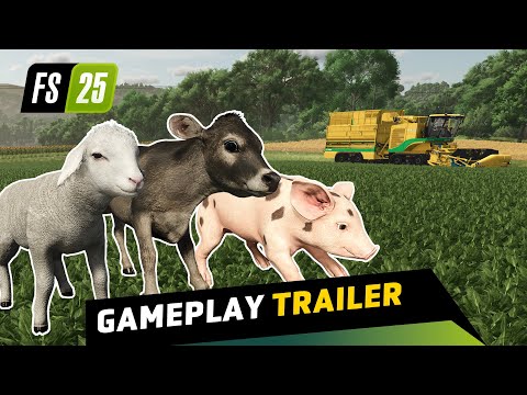 🚨 Farming Simulator 25 Gameplay Trailer - Gamescom