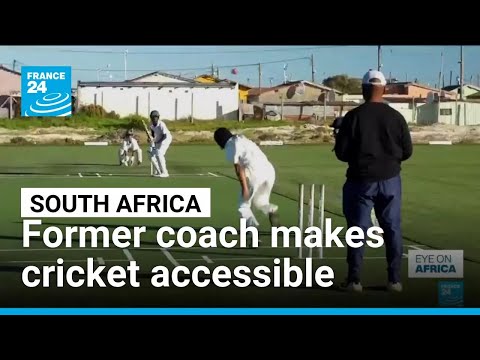 YouTube video thumbnail: Making Sport Accessible in South Africa: Former SA Coach Builds Cricket Facilities for Children