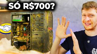 COMPREI UM PC GAMER POR R$700 NO MERCADO LIVRE, VEIO DESSE JEITO!