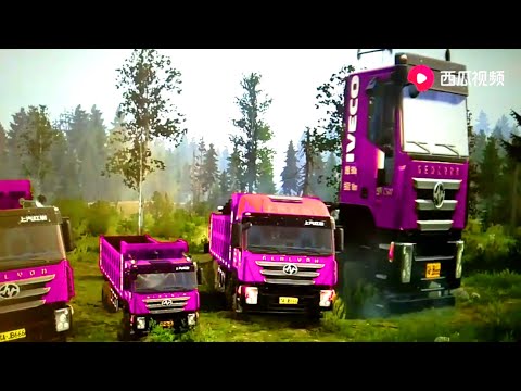 MOBIL TRUK DANCE TIKTOK - TRUK JOGET JOGET LUCU | XE TẢI NHẢY TIK TOK ##1569
