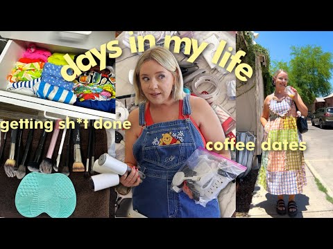 finally doing the things i've been avoiding, purging my drawers & my imperfect fitness journey
