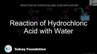 Reaction of Hydrochloric Acid with Water