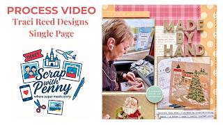 Scrapbook Process | Single Page | “Made by Hand“ | Traci Reed Designs Story Foundations | Layout 169