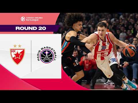 A Night of Celebration with a Vital Home Win | Crvena Zvezda – Paris BASKETBALL HIGHLIGHTS R20 24-25