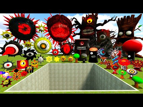 💥 BIG HOLE ALL MR SUN TREE SYMBIOSIS EVOLUTION SPRUNKI SONG FAMILY SPARTAN KICKING in Garry's Mod