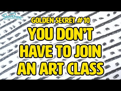 You Dont Have to go to Art Classes - Golden Secret of Drawing #10