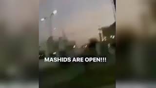 Cami’ye koşan gencin sevinci / corona virüsten dolayı kapanan camiler açıldı