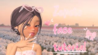 Face tutorial *ZEPETO* (for girls!!) || 🤍🌷🎀