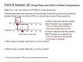 Mean Absolute Deviation Concepts
