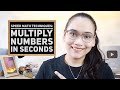 Speed Math Techniques and Methods