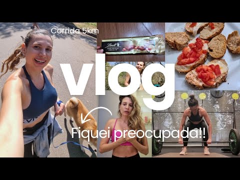 VLOG | fazendo torrada saudável, desabafo exame de endometriose, corrida, ganhei chocolate, compras