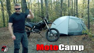 MotoCamping Alone in the Remote Wilds of North Carolina