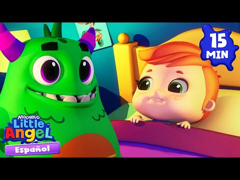 Canción del mal sueño | Canciones Infantiles 🎵 Para bebés | Little Angel y sus amigos