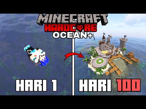 100 Hari di Minecraft Hardcore Ocean