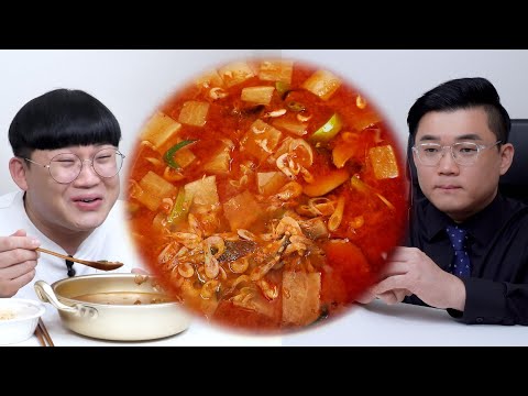 이게 새우탕이지!!! 백돈이 몰래 먹자길래 공개합니다