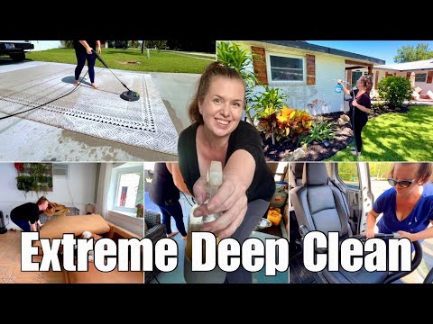 EXTREME DEEP CLEAN WITH ME! Clean the most neglected parts of my house to sell🏡