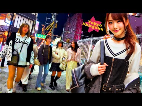 Tokyo Shinjuku🐶🍻Nightlife♪💖4K non-stop 1 hour