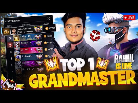 Free Fire Max 🔴Day 1 New Season Grandmaster Road to Top-🔥Garena Free
Fire !!