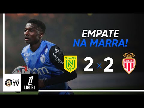 MELHORES MOMENTOS NANTES  2 X 2 MÔNACO | RODADA 17 | LIGUE 1 2024/25