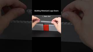 Building motorized Lego doors #shorts
