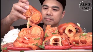 SPICY BEEF TROTTERS COLLAGEN MUKBANG ASMR