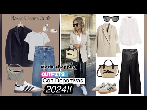 ideas de moda para vestir con Deportivas 2024!! 25 combinaciones|moda shopping SHEGLAM