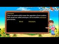 Antonyms and Synonyms Identification